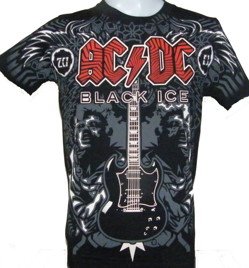 AC/DC t-shirt Black Ice size L – RoxxBKK
