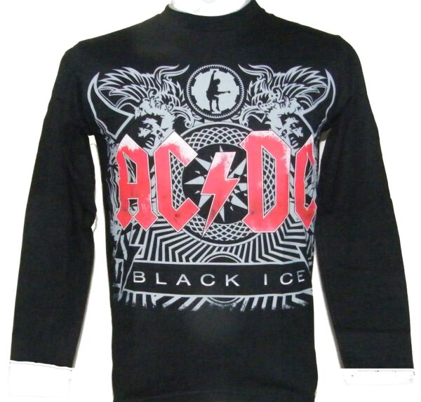 AC/DC long-sleeved t-shirt Black Ice size M