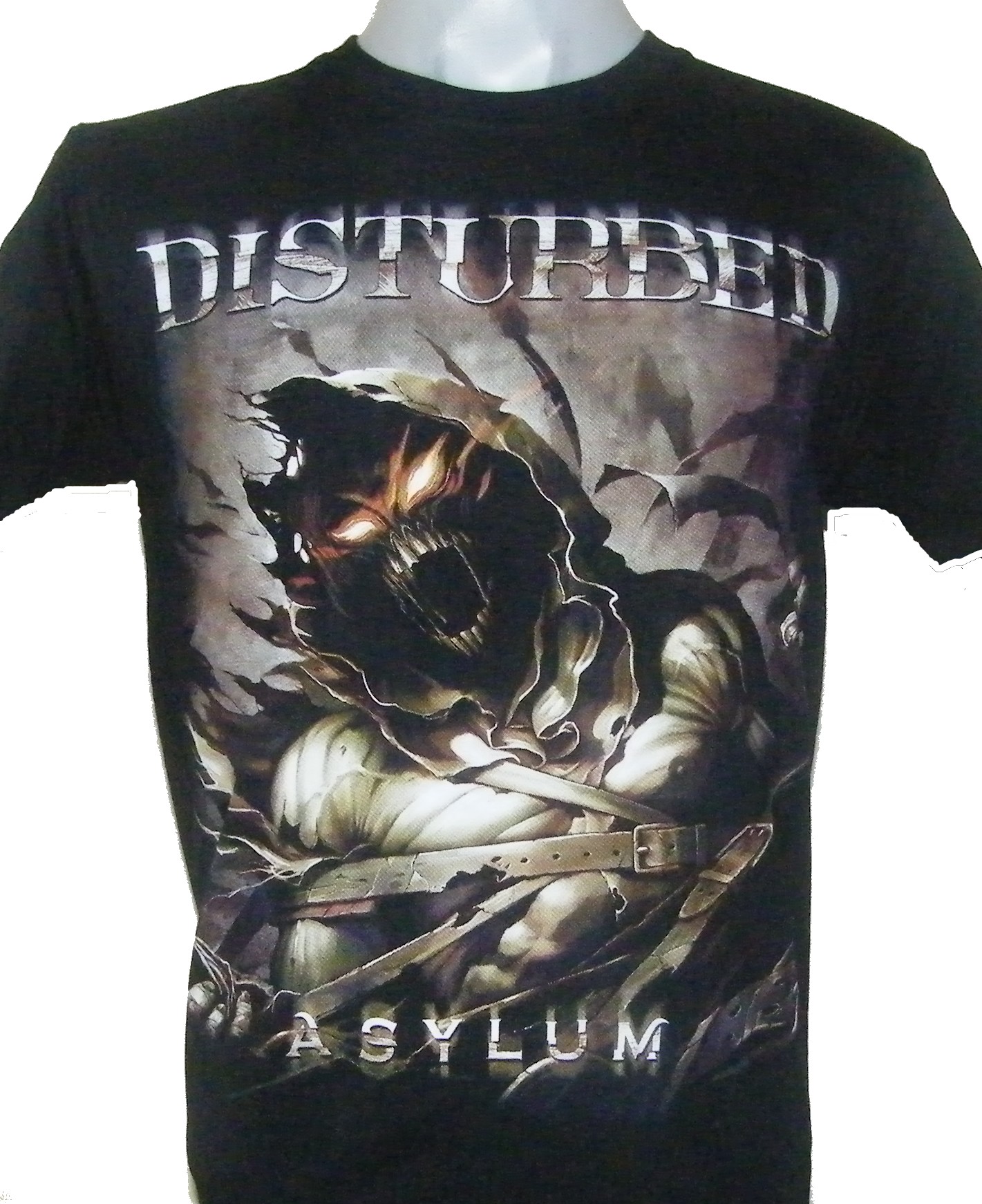 DISTURBED Asylum Shred T SHIRT S-M-L-XL-2XL Brand New Official T Shirt !!!