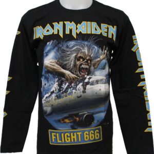 Iron Maiden long-sleeved t-shirt Flight 666 size M