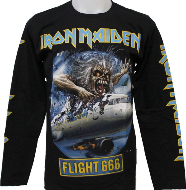 Iron Maiden long-sleeved t-shirt Flight 666 size XXXL