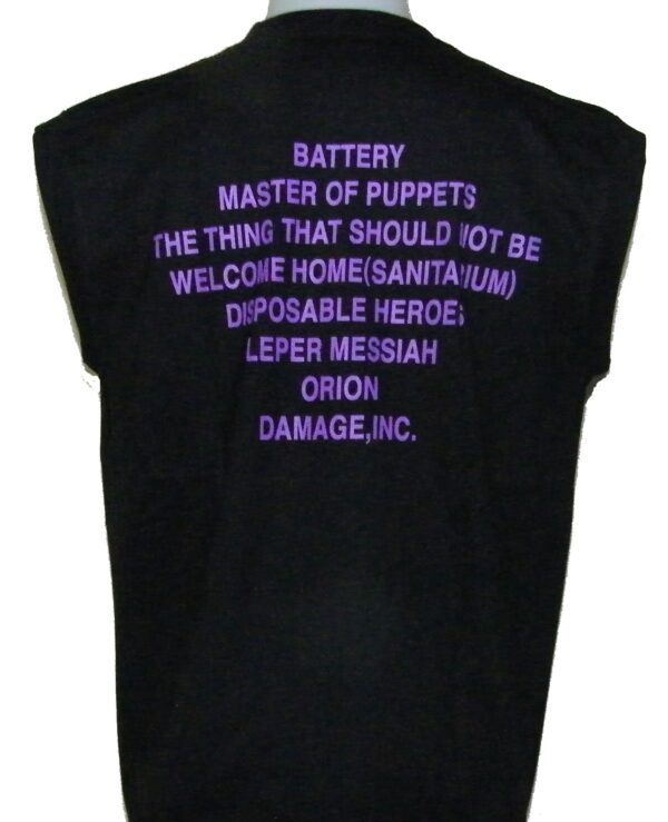 Metallica Master of Puppets sleeveless t-shirt size XL - Image 2