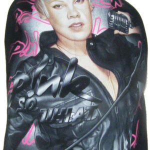 Pink backpack