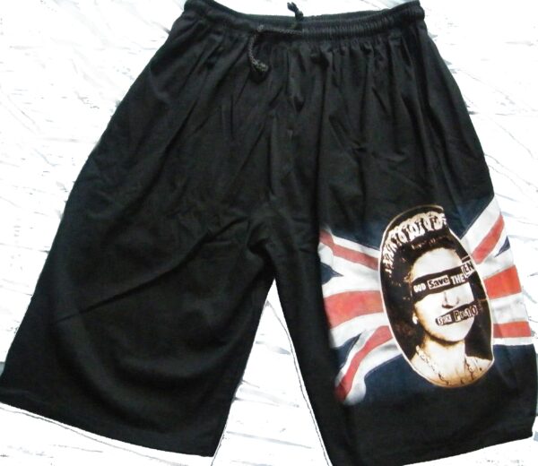 Sex Pistols shorts God Save the Queen