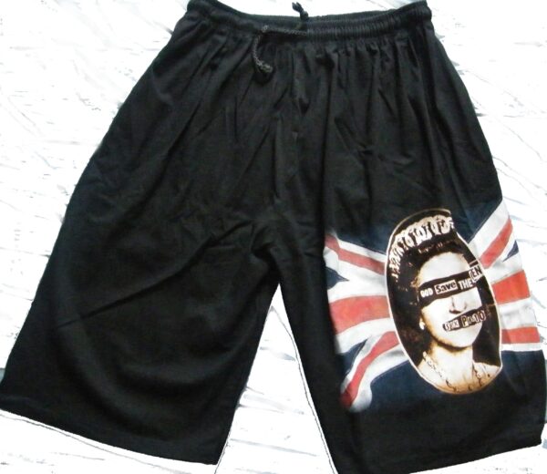 Sex Pistols shorts God Save the Queen