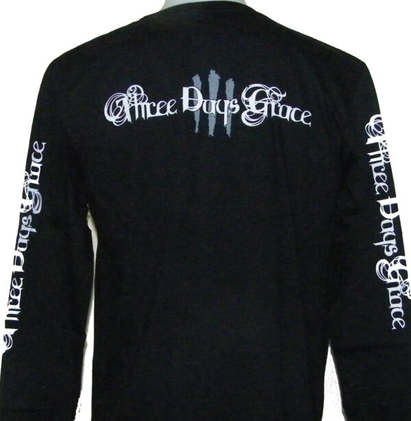 Three Days Grace long-sleeved t-shirt size L - Image 2