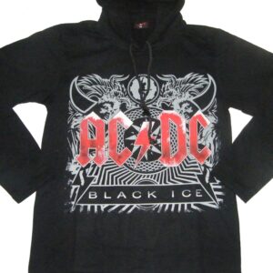 AC/DC long-sleeved t-shirt w/hoodie size M