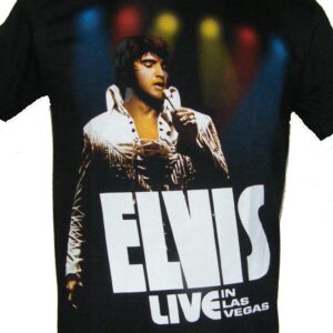 Elvis Presley t-shirt Live in Las Vegas size M