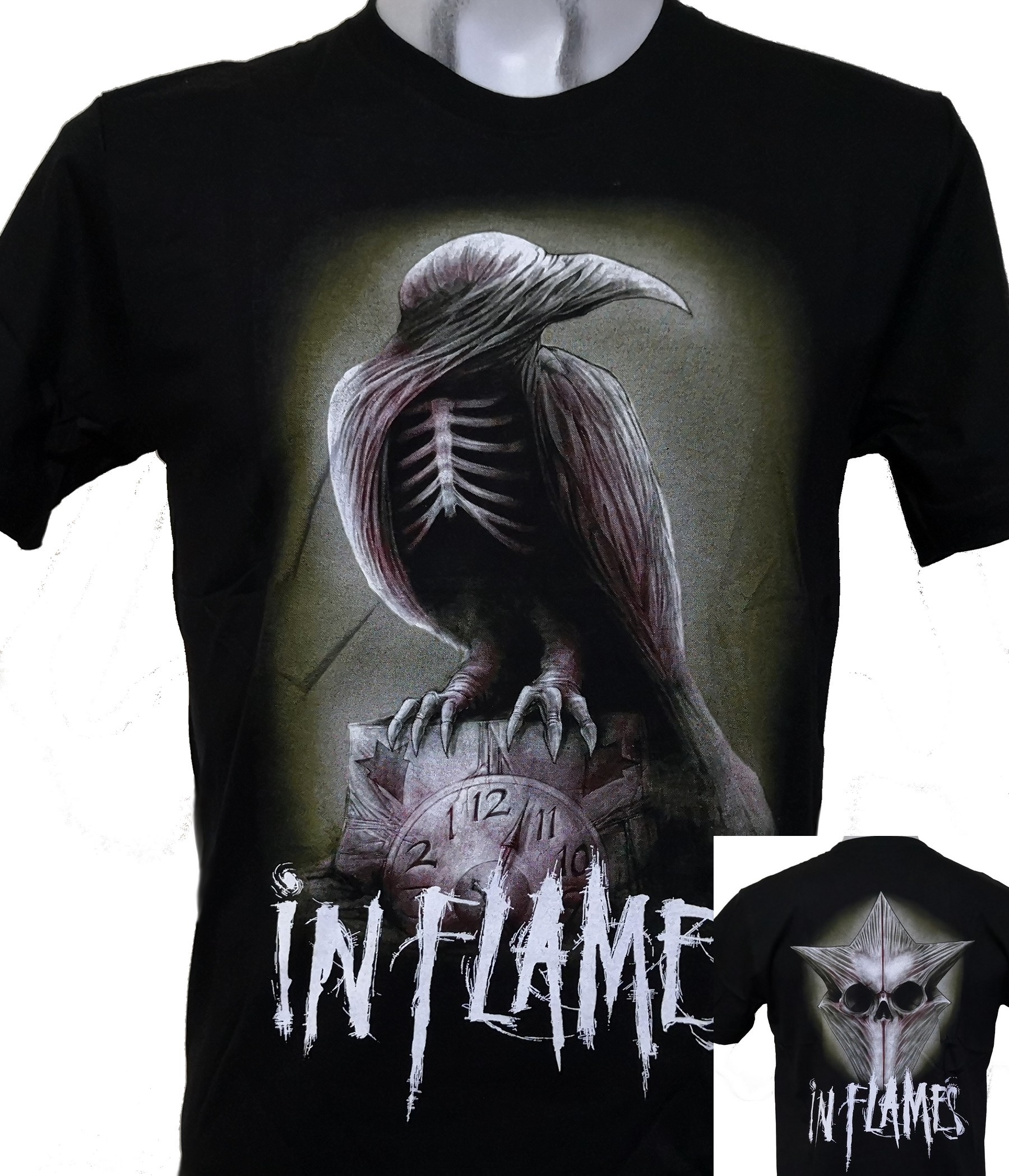 IN FLAMES Shield Flames T SHIRT S-M-L-XL Brand New Official T Shirt