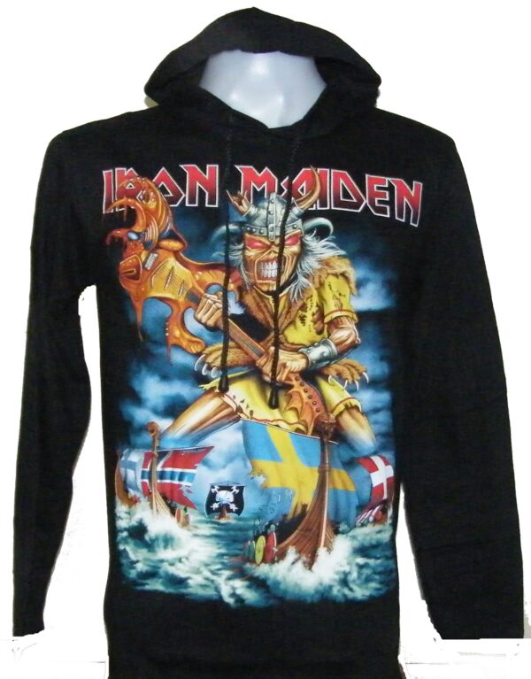 Iron Maiden long-sleeved t-shirt w/hoodie size M