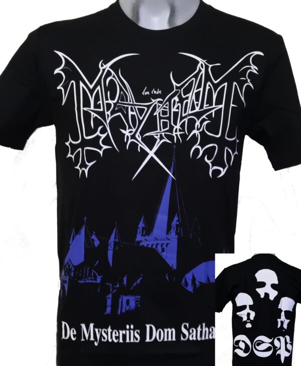 Mayhem t-shirt De Mysteriis Dom Sathanas size S
