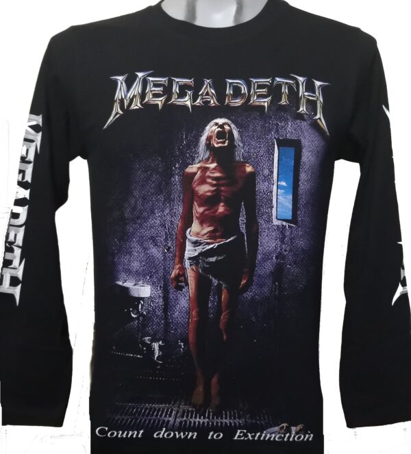 Megadeth long-sleeved t-shirt Countdown to Extinction size M
