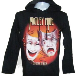 Mötley Crüe long-sleeved t-shirt w/hoodie Theatre of Pain size M