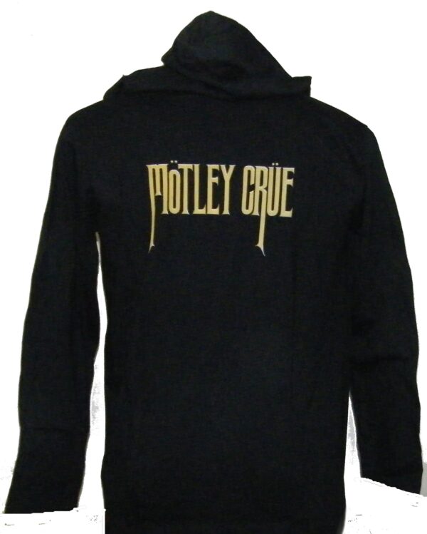 Mötley Crüe long-sleeved t-shirt w/hoodie Theatre of Pain size M - Image 2