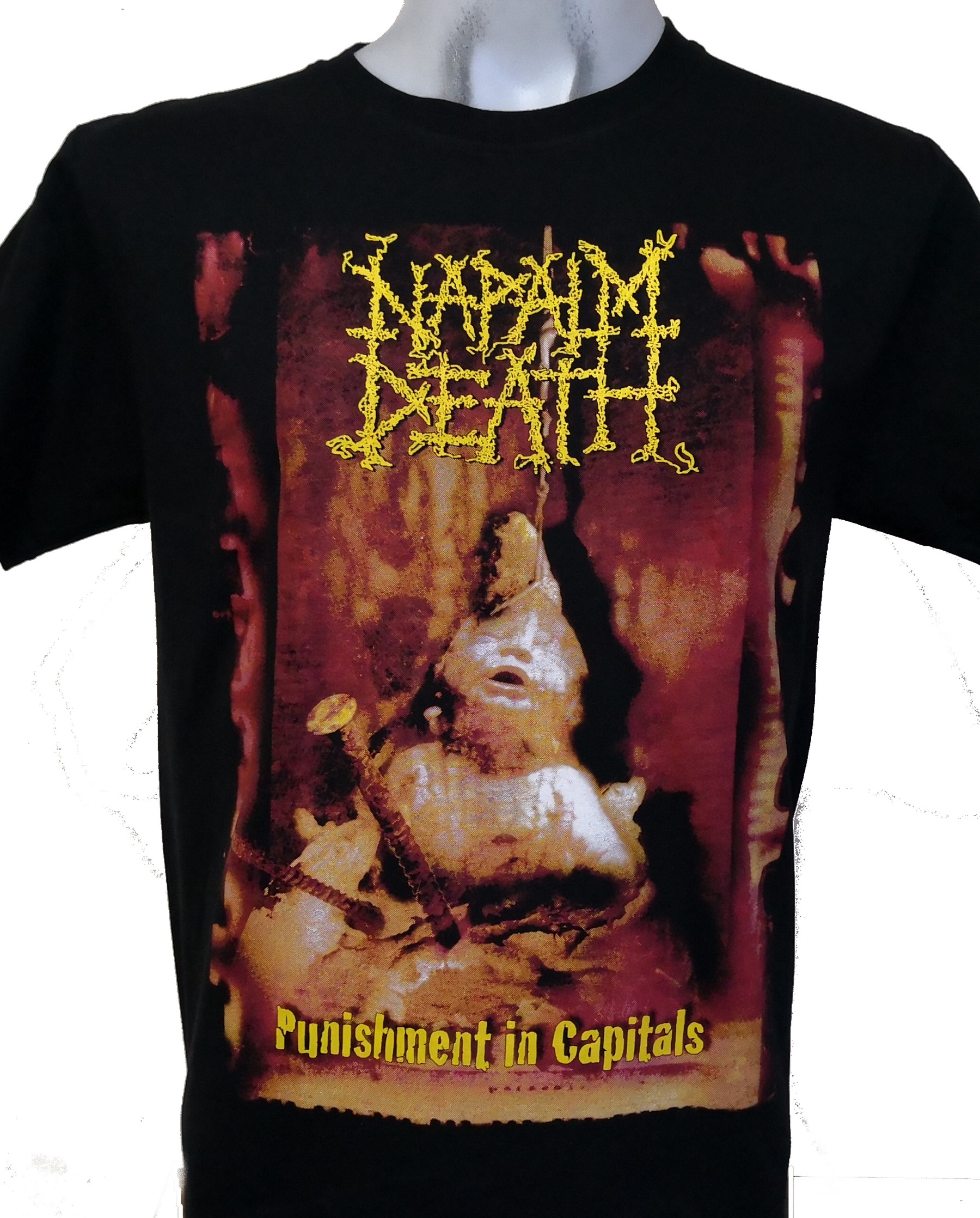 Napalm Death t-shirt Punishment in Capitals size M