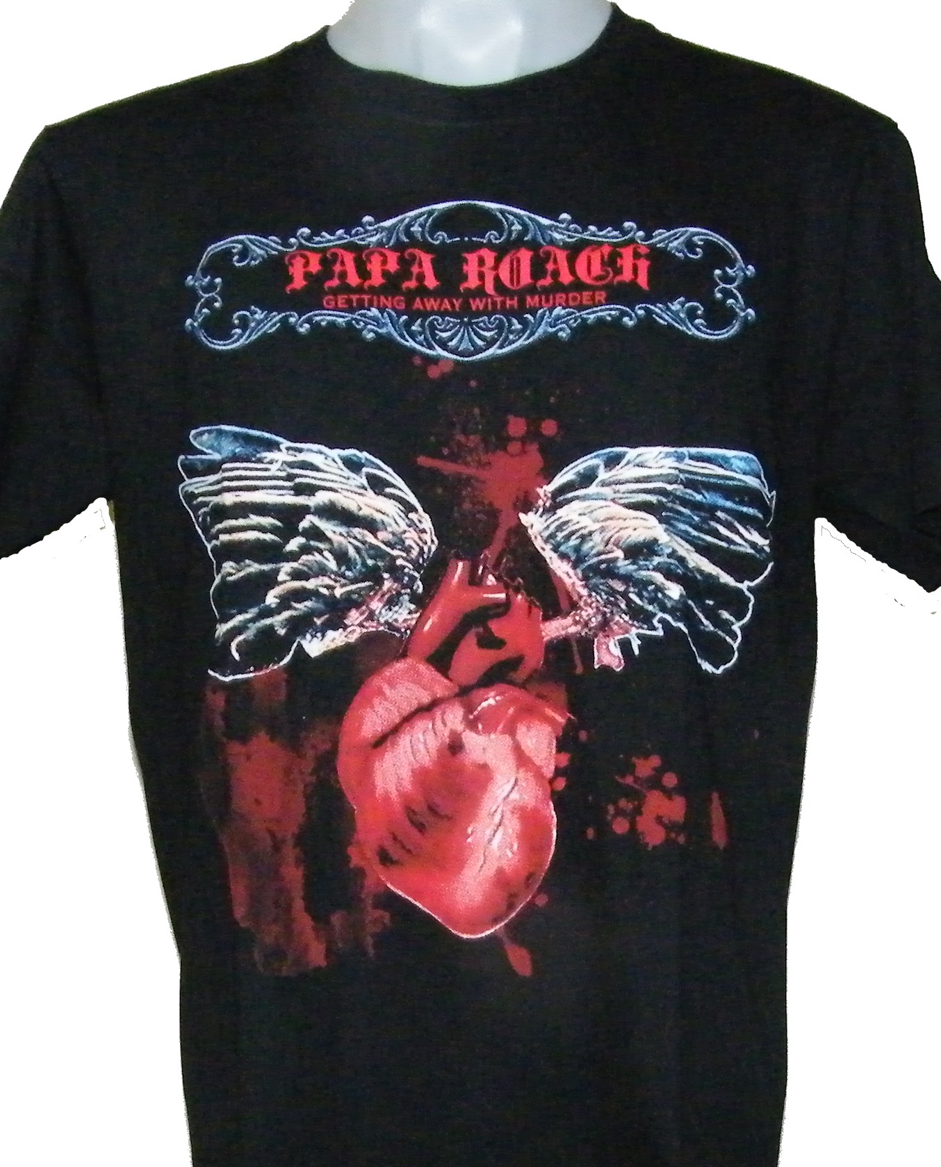 Papa Roach T Shirt Getting Away With Murder Size L Roxxbkk