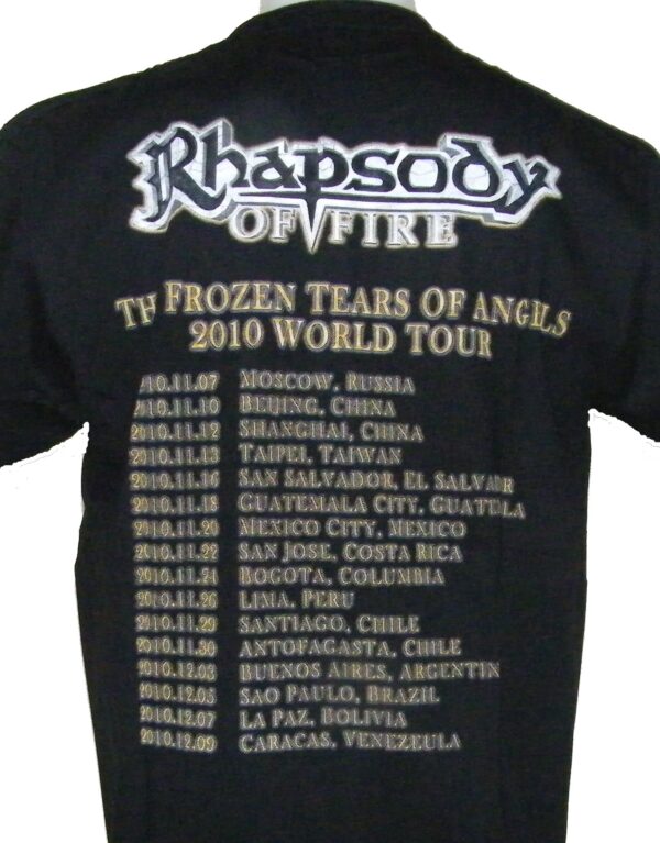Rhapsody Of Fire t-shirt The Frozen Tears of Angels size L - Image 2