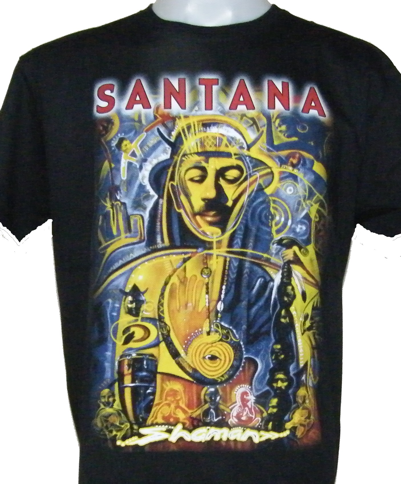 Santana Shaman S XL L 2XL Tie Dye T-Shirt M