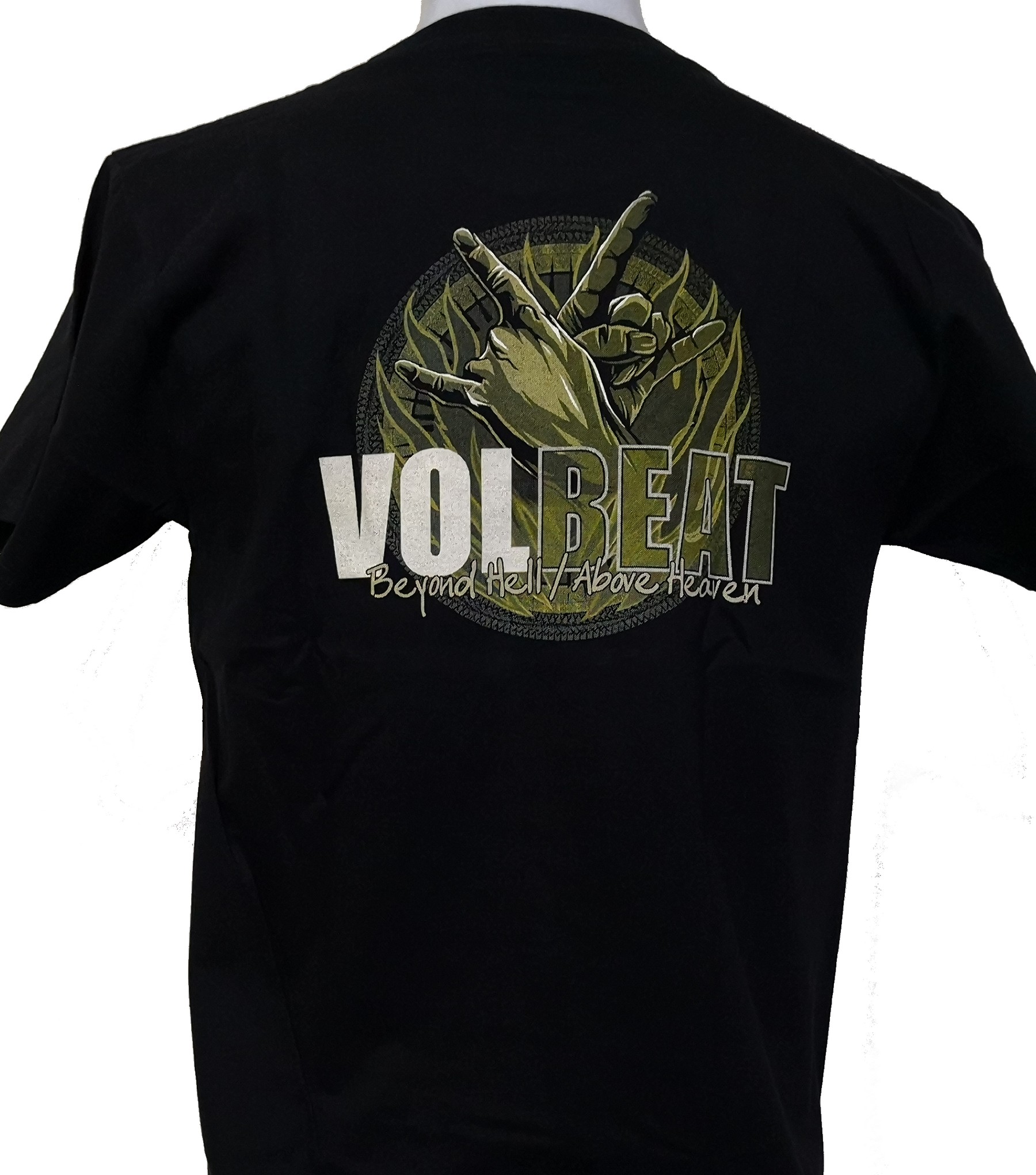 New Volbeat Beyond Hell Above Heaven Album Logo Men's Black T-Shirt Size S-3XL