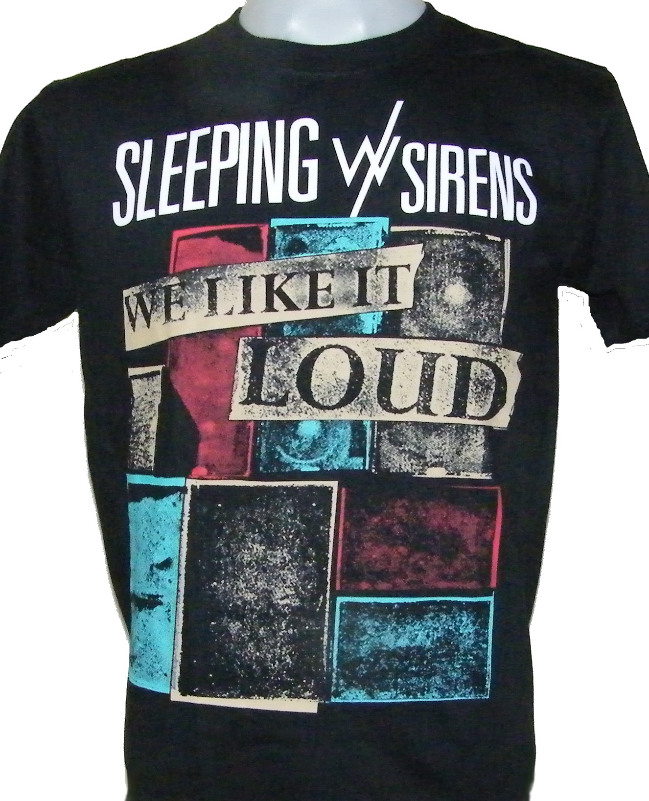 Nouveau Officiel Sleeping with Sirens-Coupure de T-Shirt