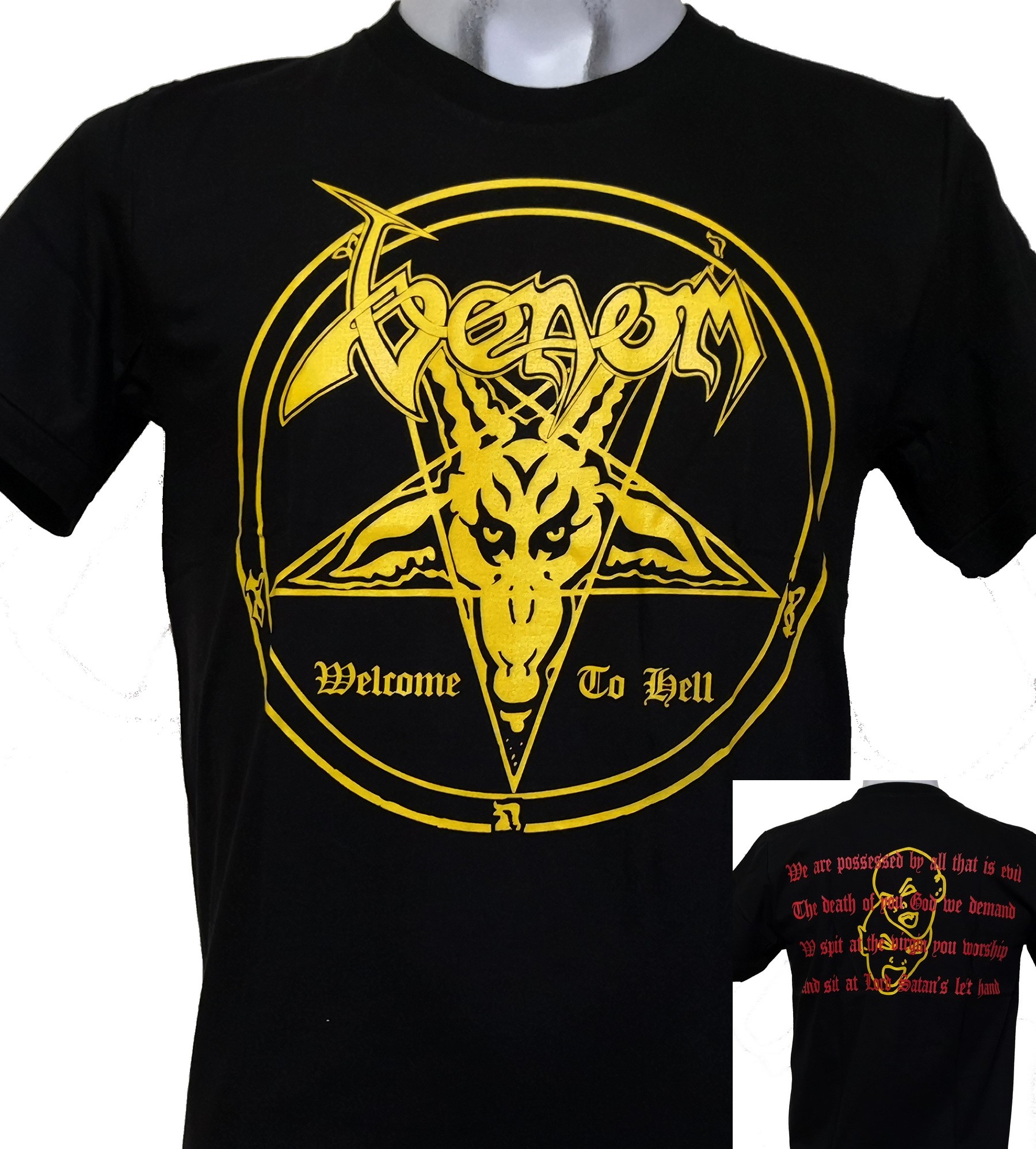Venom Possessed T Shirt S M L XL XXL Black Metal T-Shirt Official Band Tshirt