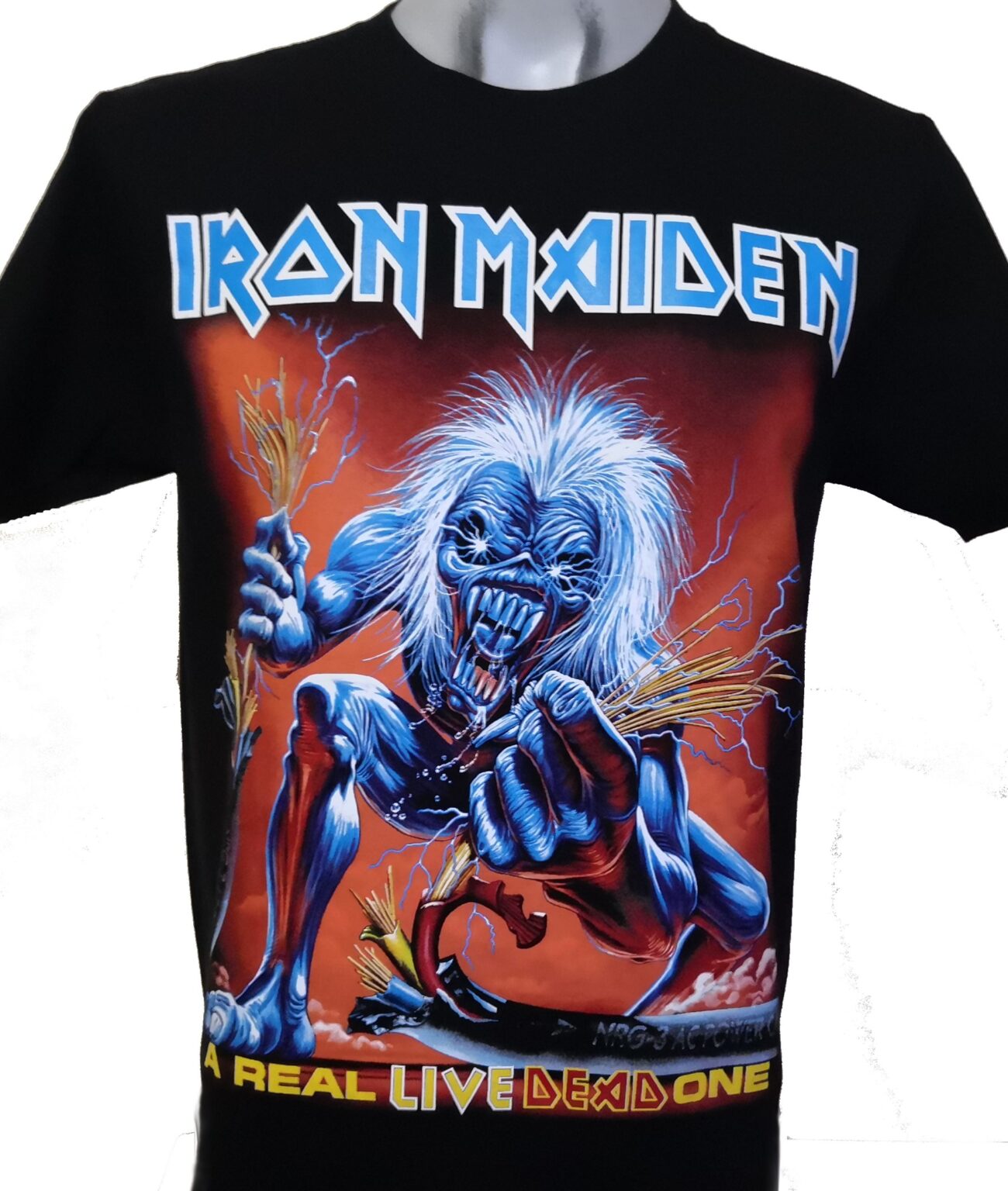 iron maiden t shirt oversized