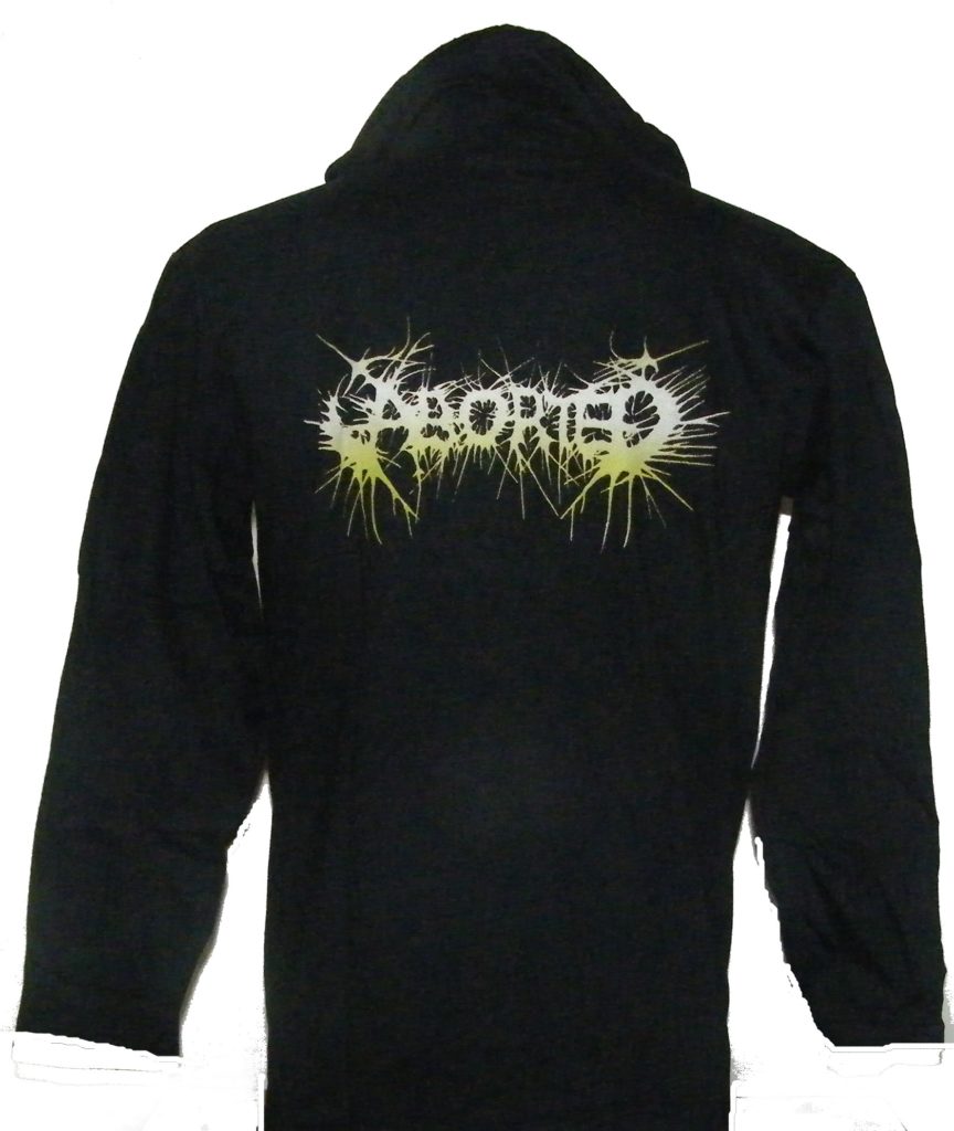 Aborted long-sleeved t-shirt w/hoodie size S – RoxxBKK