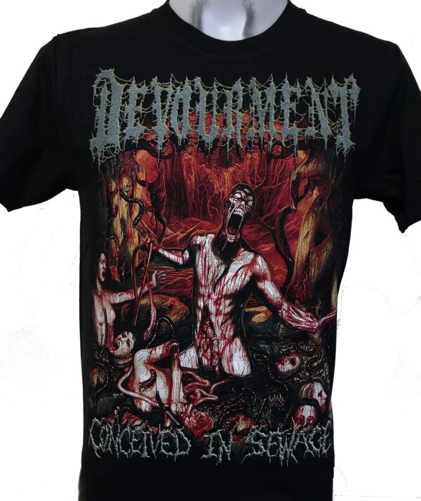 Devourment t-shirt Conceived in Sewage size XXL