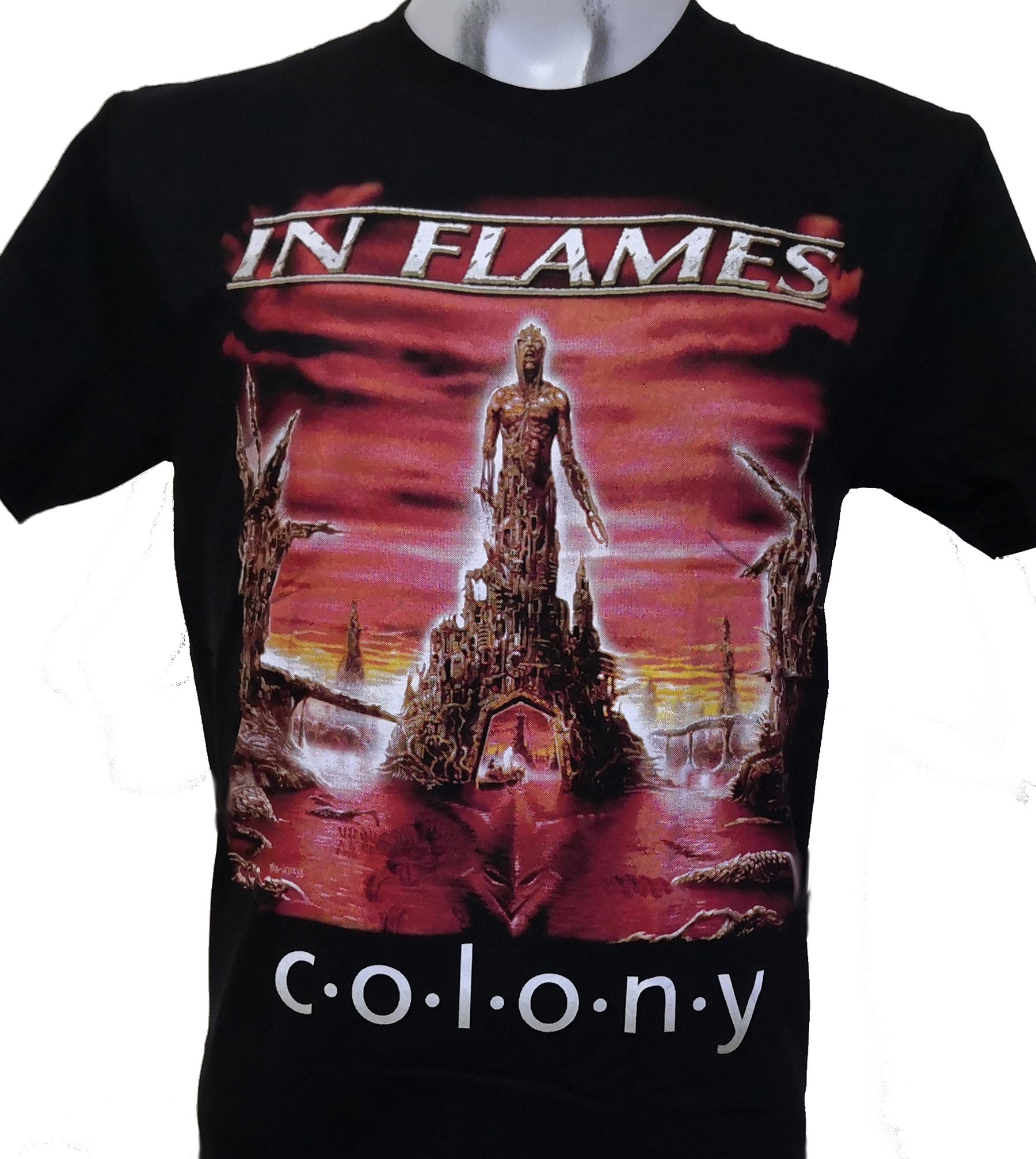 Puno virtuel Jolly In Flames t-shirt Colony size L – RoxxBKK