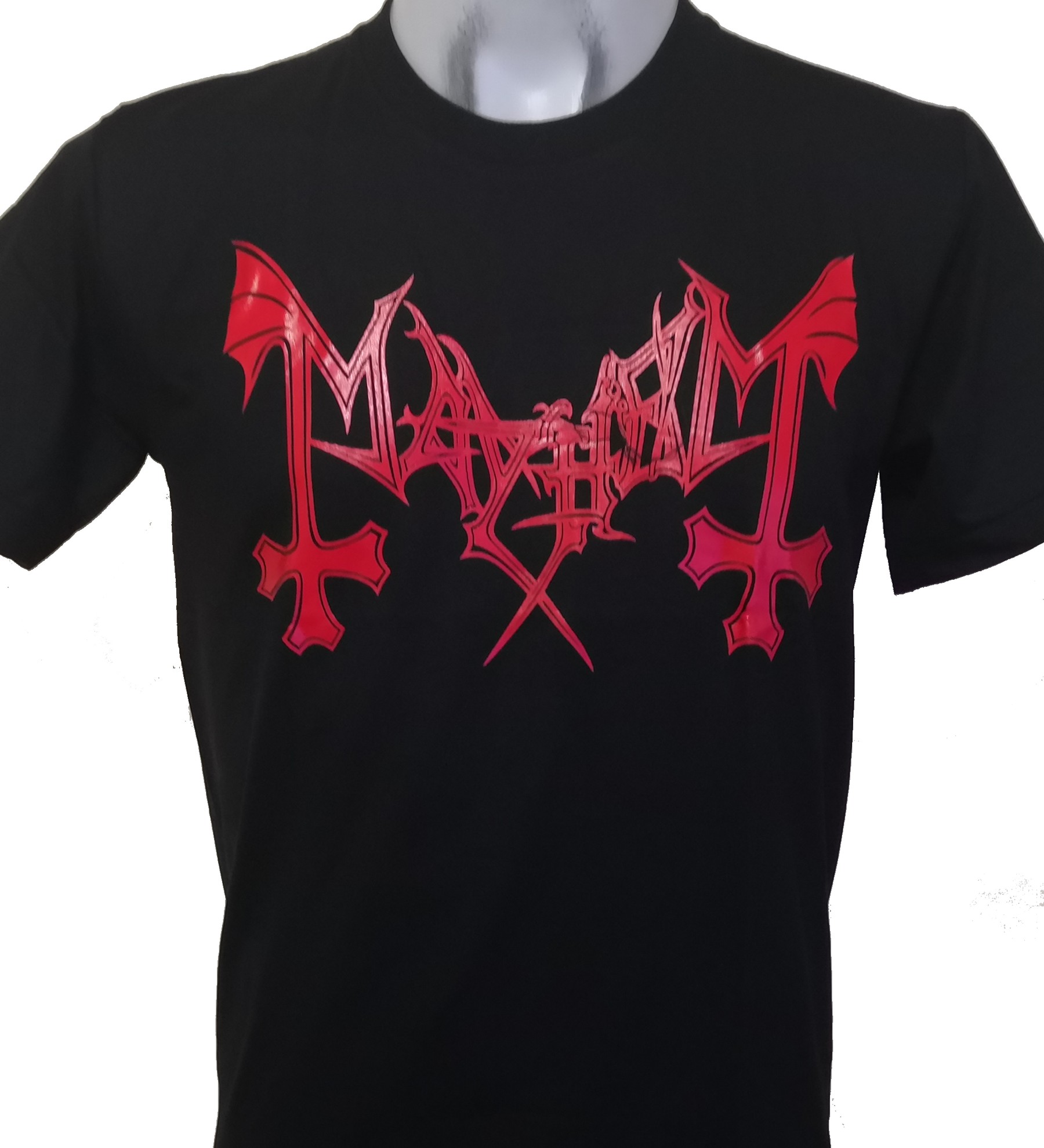 Mayhem Logo Long Sleeve Shirt – Red Zone