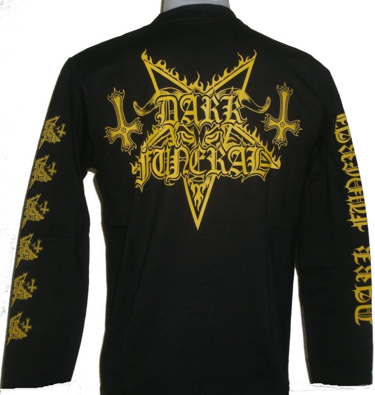 black funeral shirt