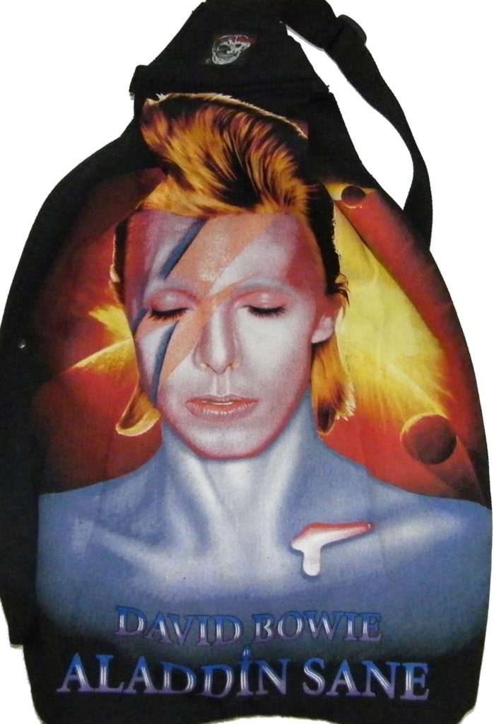 Maglietta David Bowie Aladdin Sane - Skinny Fit Donna, Ufficiale, Nuova, Con Stampa Occhio Flash