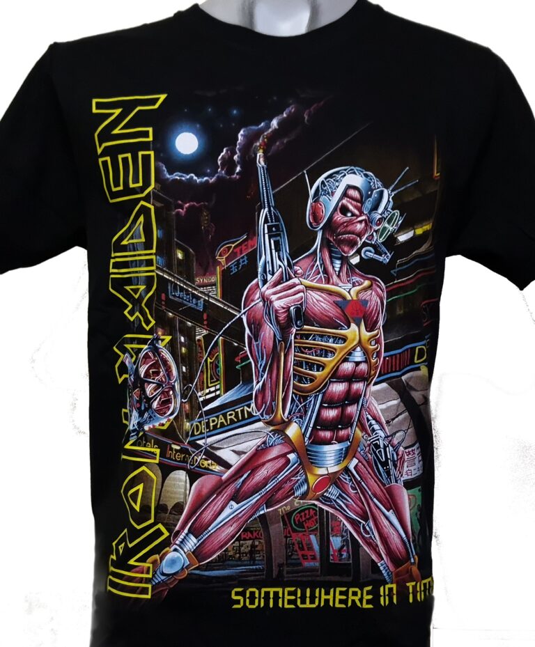 iron maiden t shirt hm