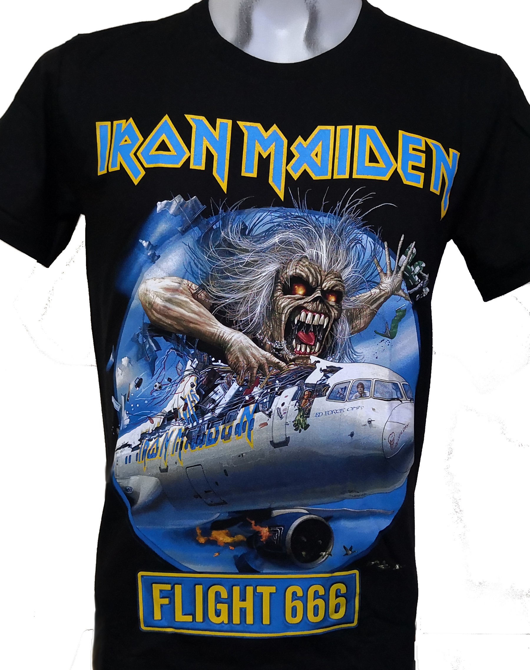 Konsulat ukendt Perth Blackborough Iron Maiden t-shirt Flight 666 size XL – RoxxBKK