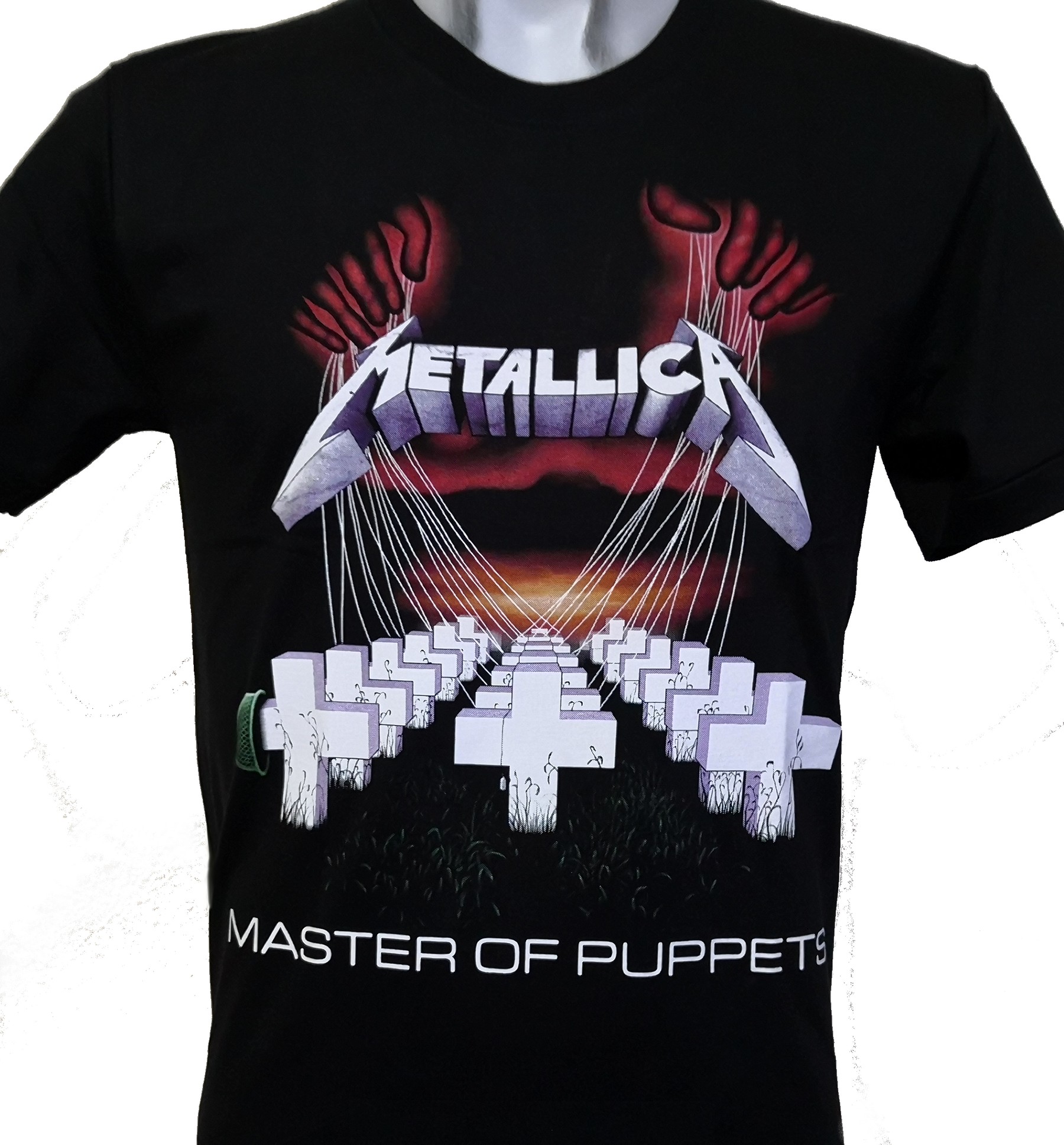 Metallica master of puppets t shirt black large 2006