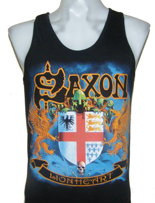Saxon tank top Lionheart size L