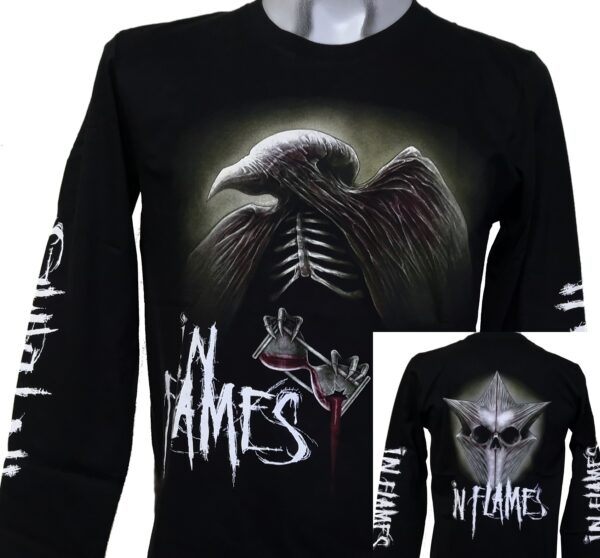 In Flames long-sleeved t-shirt size XXL