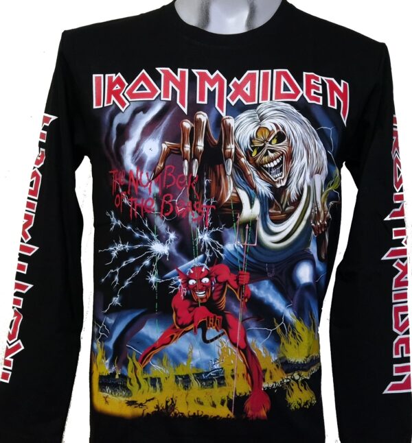 Iron Maiden long-sleeved t-shirt The Number of the Beast size XXL - Image 2