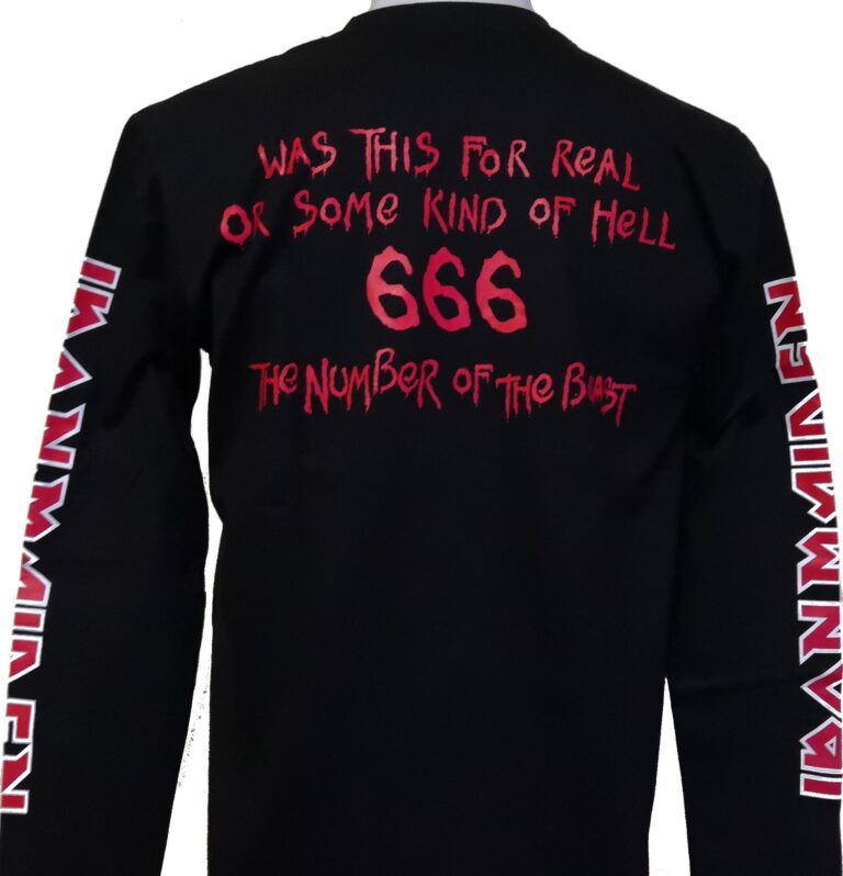 Iron Maiden long-sleeved t-shirt The Number of the Beast size XXL - Image 3