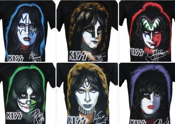 Kiss t-shirts size XL - Set of 6