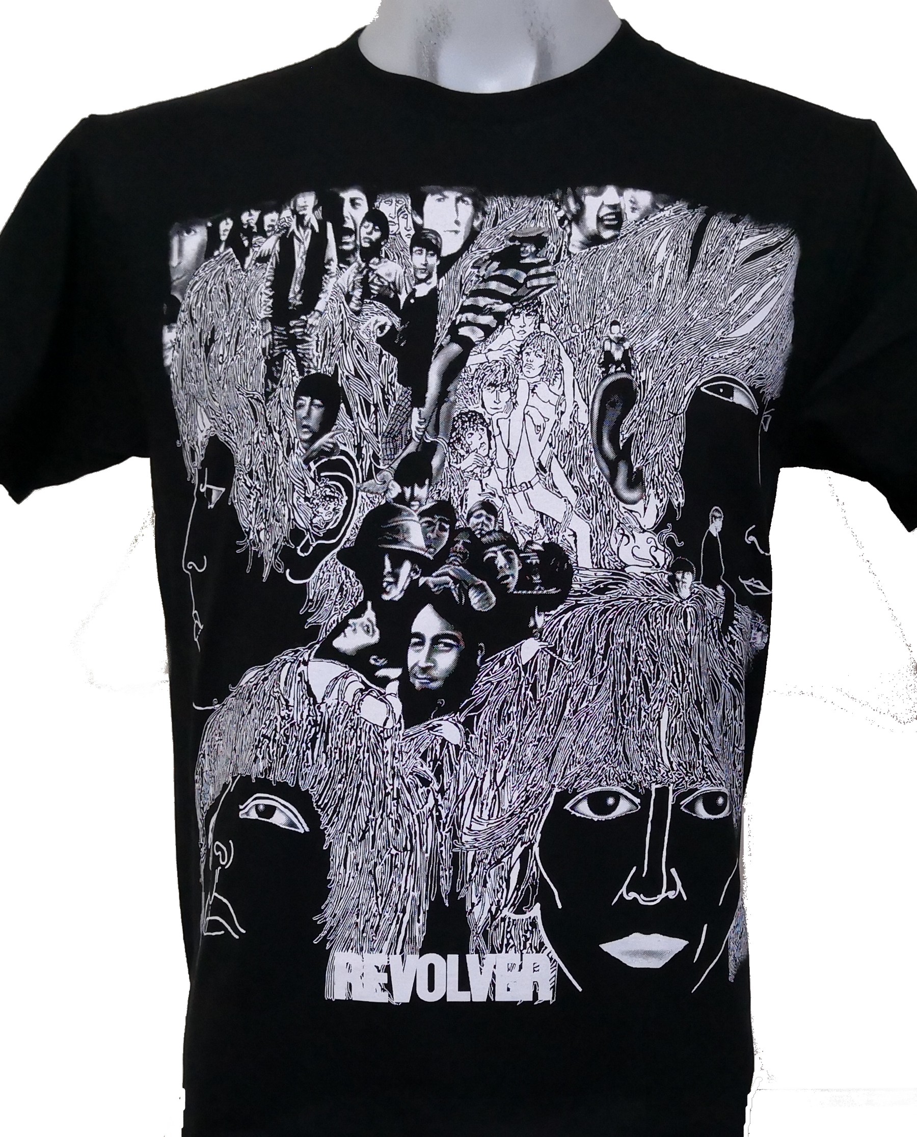 Beatles Sepia '69 Black T-Shirt - M