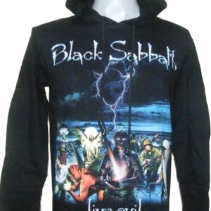 Black Sabbath long-sleeved t-shirt w/hoodie Live Evil size S