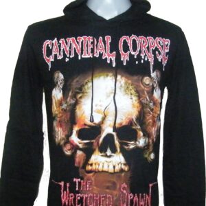 Cannibal Corpse long-sleeved t-shirt w/hoodie The Wretched Spawn size M