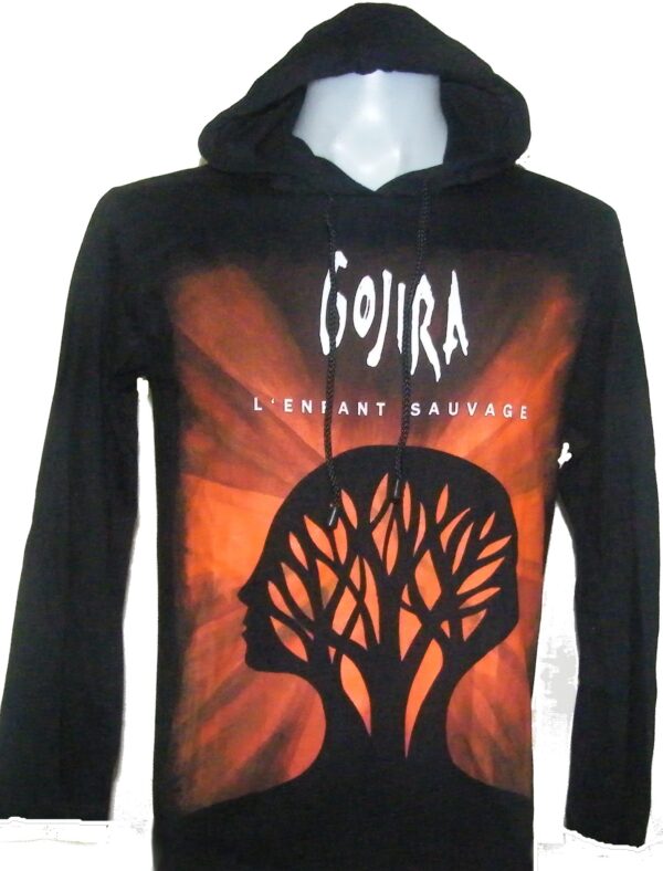Gojira long-sleeved t-shirt w/hoodie L`enfant Sauvage size M