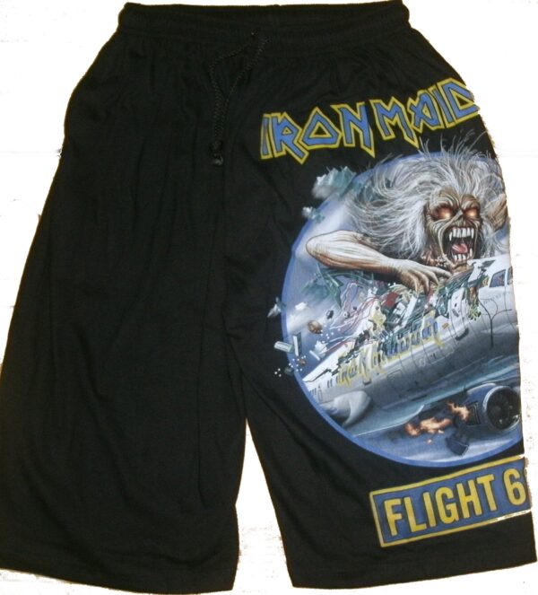 Iron Maiden shorts Flight 666