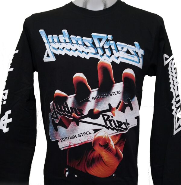 Judas Priest long-sleeved t-shirt British Steel size XXL