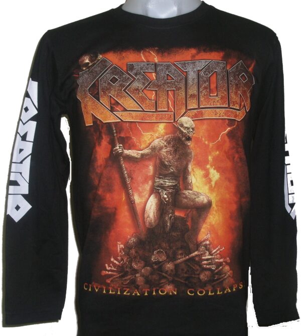 Kreator long-sleeved t-shirt Civilization Collapse size L