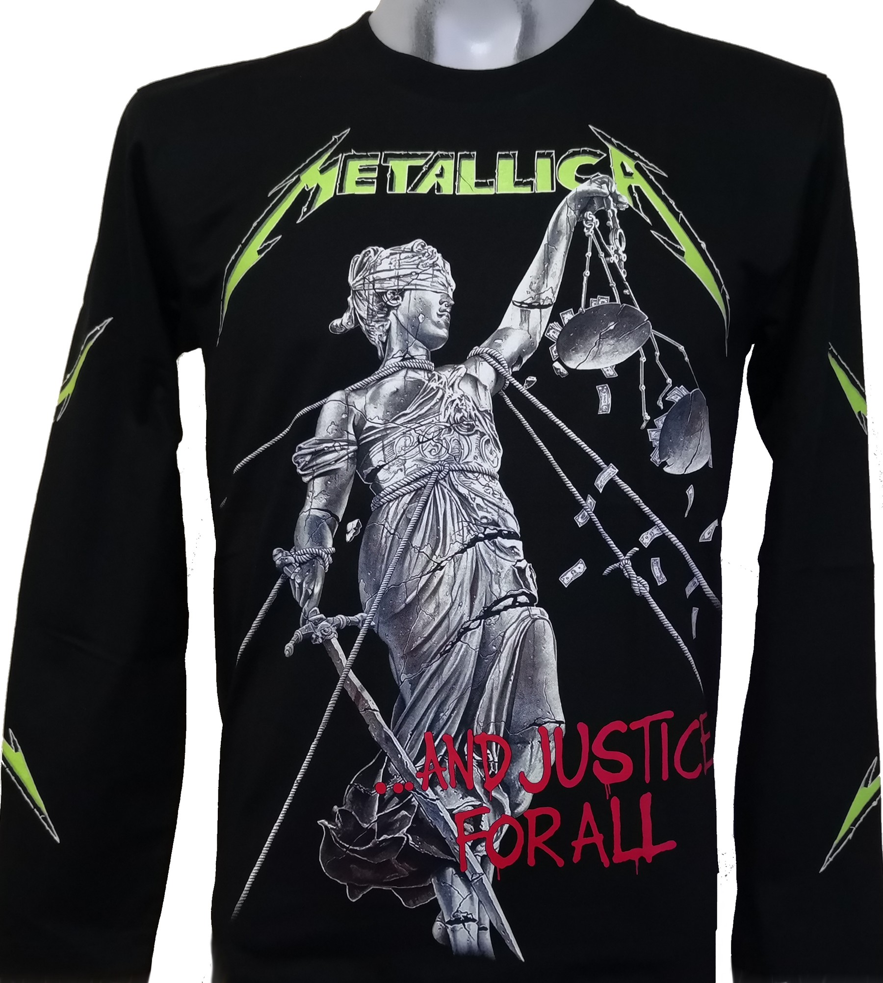 metallica and justice for all t shirt