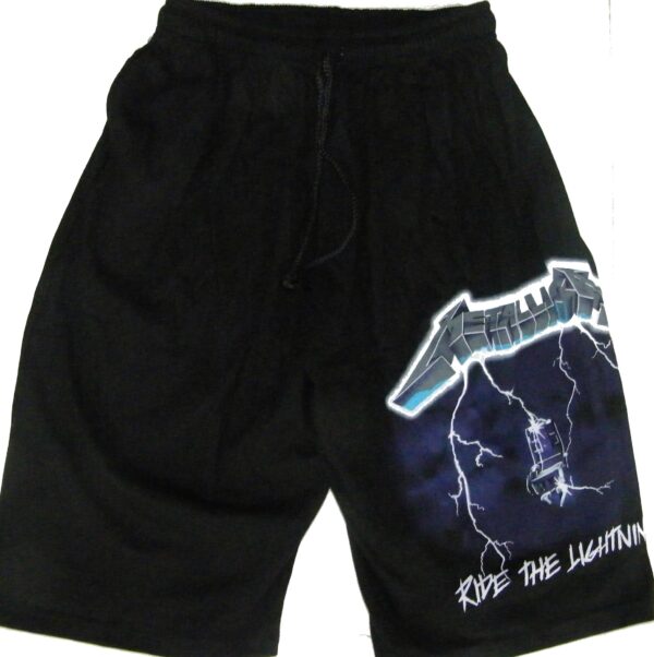 Metallica shorts Ride the Lightning