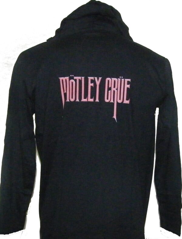Motley Crue long-sleeved t-shirt w/hoodie Too Fast For Love size M - Image 2